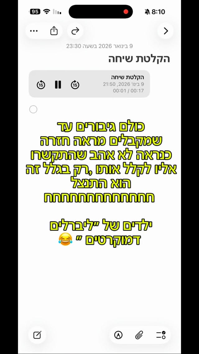 Roi Star נותן את האמת בפני קפלניסטים, שמאלנים, עוכרי ישראל ועוד......