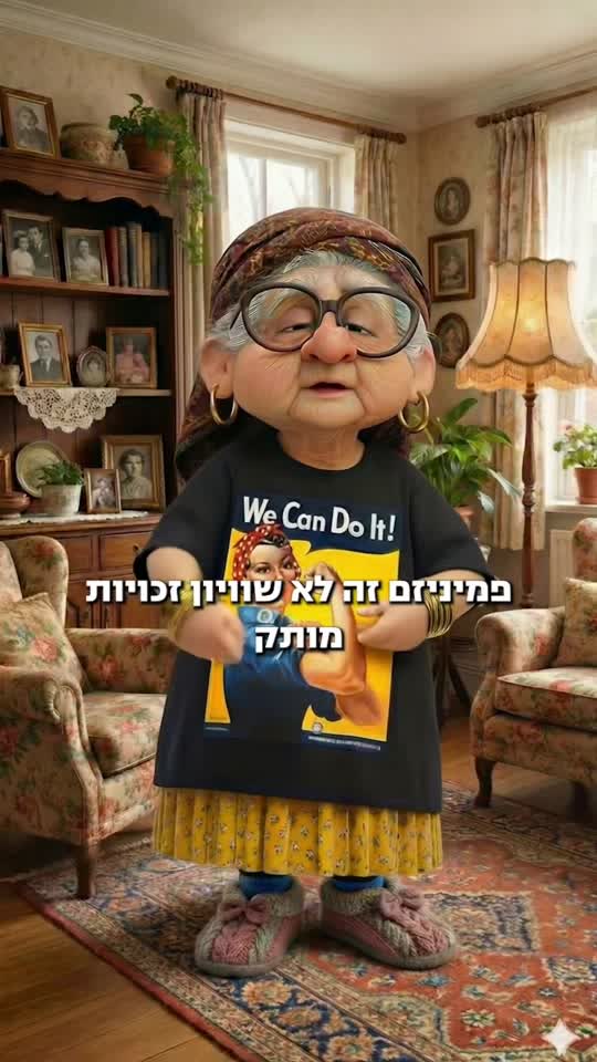 סבתא סוליקה על פמניזם ושיוויון זכויות💪✨️ 