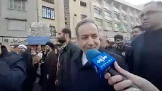 שר החוץ האיראני, עבאס עראקצ'י: נוכחות האנשים נותנת לנו ביטחון....