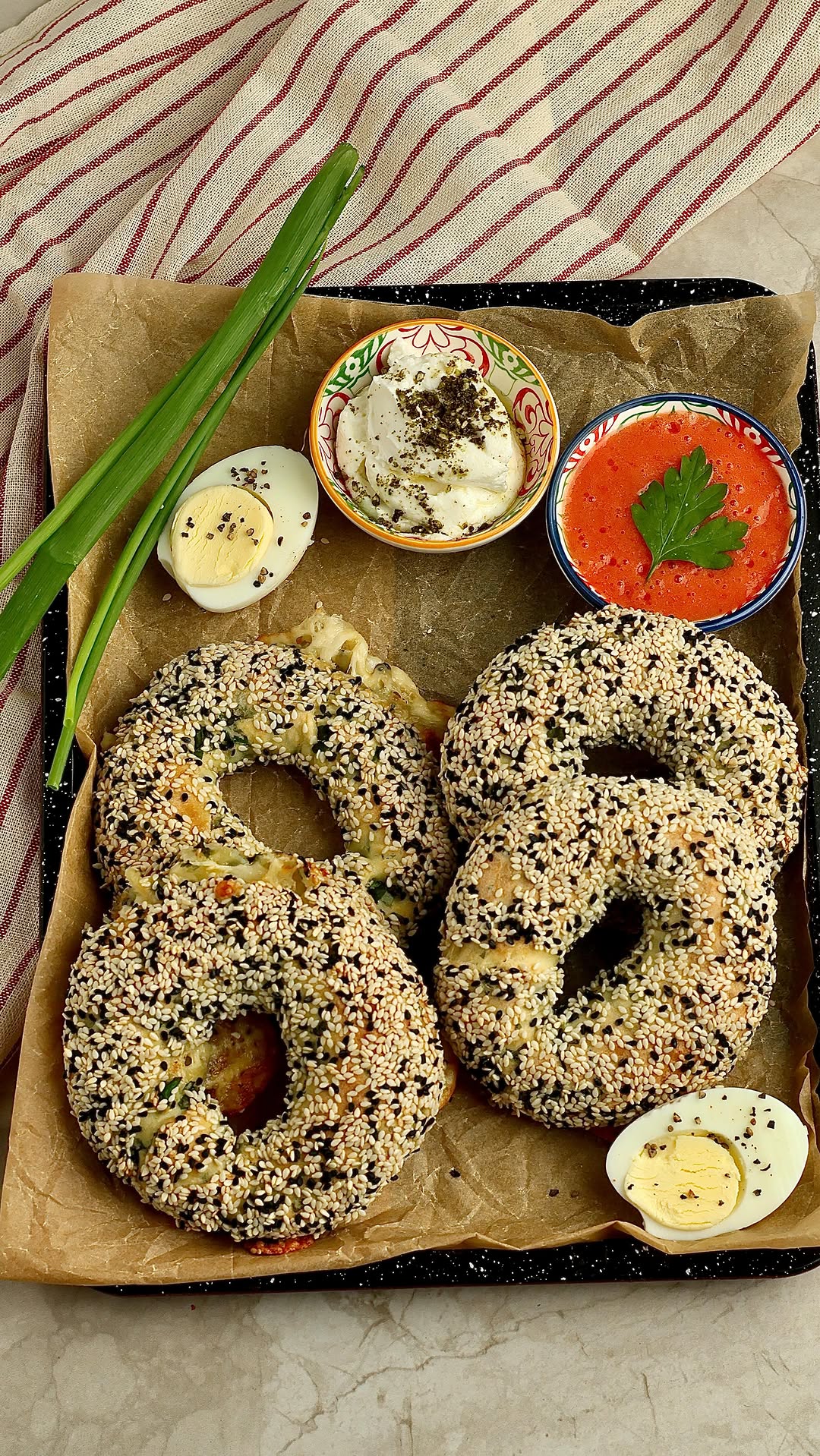 🥯🥬 ארוחת ערב או בוקר קלילה וסופר טעימה! 5 מצרכים בלבד ואתם...