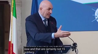 🇮🇹שר ההגנה האיטלקי מתקשה לקחת ברצינות את שליחת החיילים...