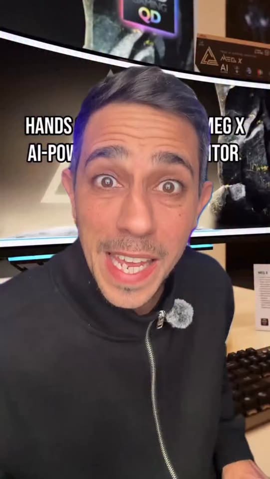 MSI הוציאו מסך גיימינג AI שנותן לכם לרמות במשחקים...