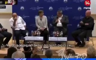 הנוכל הזה היה פעם מפכ"ל כאן. שקרן עז מצח. איזה איש בזוי....
