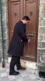 וואו איזה בית כנסת עתיק בדמשק סוריה...