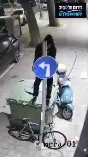 צפו: בגניבת אופניים יצרתית בדרום ת״א...