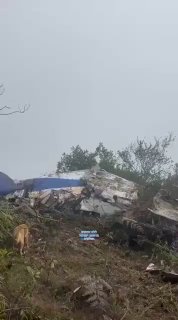 🇨🇴❗️ התרסקות מטוס בקולומביה מטוס מדגם Beechcraft 1900...