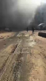 צה״ל תקף מהאוויר את תחנת המשטרה שייח׳ רדואן בעיר עזה....