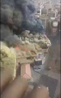 עוד מהשריפה בבזאר בטהראן....
