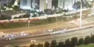 תיעוד התאונה בכביש 4...