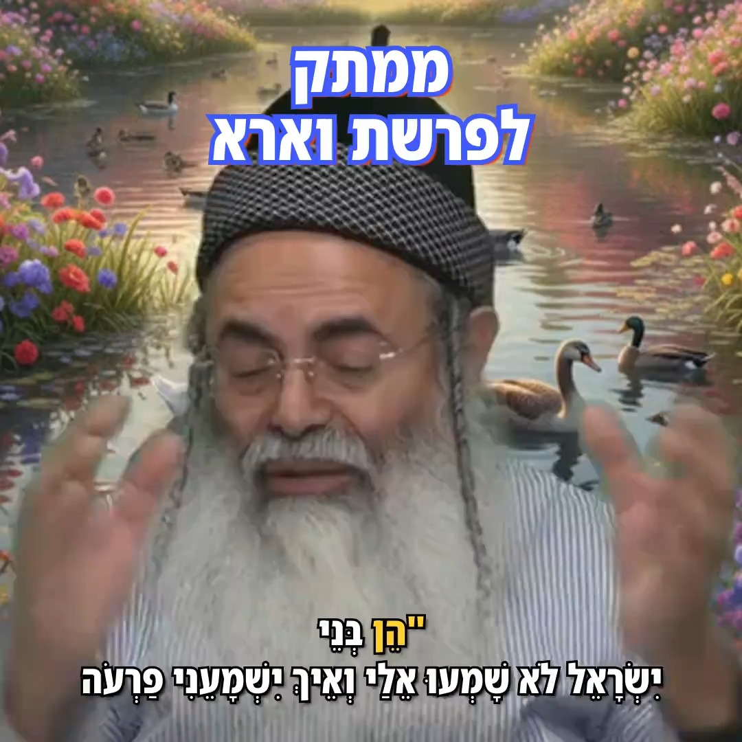 הרב אמנון יצחק - ממתק לפרשת וארא.
