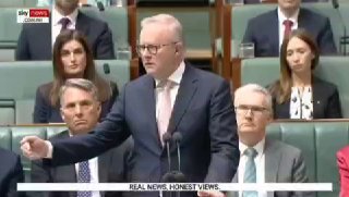 ראש ממשלת אוסטרליה, אנתוני אלבניזי, בהתייחסו לנשיא המדינה...