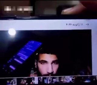 🔴 לפי הדיווחים, וידאו שצולם במצלמות כוחות הבסיג של המשטר...