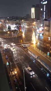 סופה פתאומית פקדה את טהרן לפני זמן קצר עם קולות רעמים חזקים....