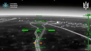 תיעוד מרוסיה: מערכת ההגנה האווירית מנסה ליירט כטב”ם מתאבד...