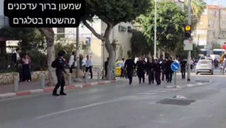 בני ברק שוטרים בדרך לזירה...