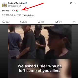 טרנד פלסטיני מציג את סמל "הידיים האדומות" - התמונה מהלינץ'...