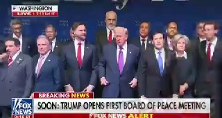 היום לראשונה התכנסה ״מועצת השלום״ של טראמפ....