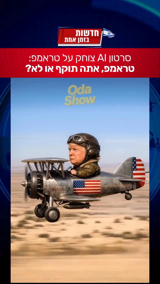 סרטון שנוצר על ידי בינה מלאכותית שובר את הרשת: טראמפ, תוקף או...