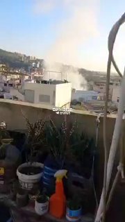 צהל תקף לפני זמן קצר מפקדת חמאס במחנה הפליטים אל-חילווה...