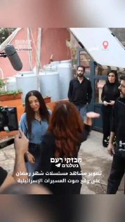 לבנון: צילום סצנות לסדרת רמדאן תוך כדי צליל כטבמים ישראליים...
