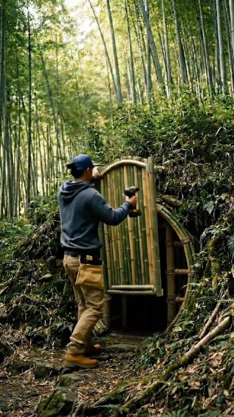 בניית חדר תת קרקעי סודי ביער במבוק...