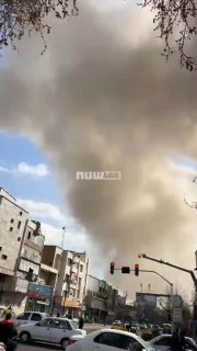 עשן ברחובות טהראן...