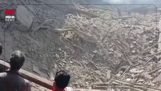 סוכנות הידיעות האיראנית מהר מציגה תיעוד מהנזק של התקיפות...