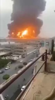 תיעוד | איראן הפציצה מתקן נפט בערב הסעודית...