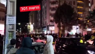 השמחה על חיסול חאמנאי ברחובות טהראן...