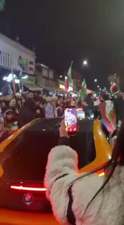 צעדות שמחה בלונדון על חיסולו של חמינאי....