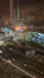 נפילה בכביש בכניסה לירושלים...