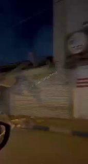 תיעוד מתחנת משטרה בטהראן שנחרבה עד היסוד....