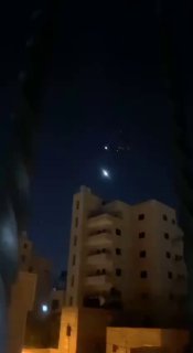 תיעוד פלסטיני משכם של המטח האיראני לעבר ישראל - טילים עם ראש...