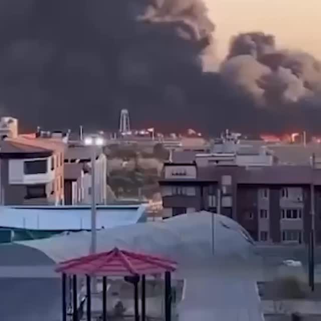 קואליציית ישראל ארצות הברית פגעה בנמל התעופה מהרבד בטהראן, על...