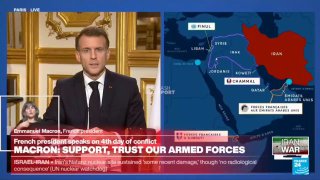 נשיא צרפת מקרון על המלחמה עם איראן :...