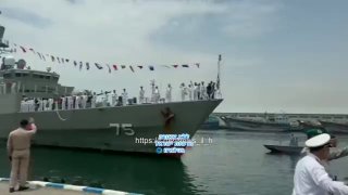 ספינת חיל האיראני IRIS Dena שהוטבעה סמוך לחופי סרי לנקה, בימים...