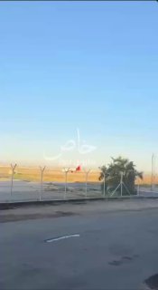 תיעוד | כטב"מ תקף מתחם אמריקאי בשדה התעופה בבגדד....