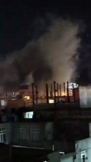 מפקדת רמדאן של משמרות המהפכה במריואן מערב איראן הותקפה לפני...