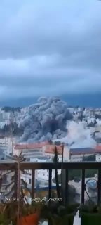 כך נראתה התקיפה העוצמתית בנבטיה לפני שעה קלה....