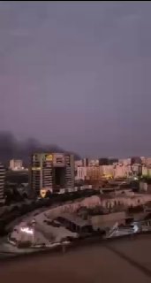 תיעוד | תקיפה אווירית בקיש באזור מרג'אן באיראן...