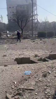 תחנת המשטרה סרקלנטרי מערב טהראן הופצצה לפני כשעה, הבניין נהרס...