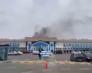 נמל התעופה נַכְצִ'יוָן של אזברייג'אן ניזוק במתקפת הרחפן...