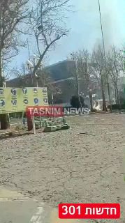 במתקפה של חיל האוויר הישראלי הבוקר על מתחם הספורט אזאדי...