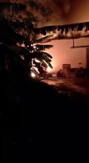 המבנה שנפגע בנפילה...