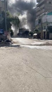 צה"ל תוקף בנבטיה בדרום לבנון....