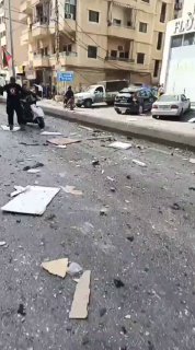 תיעוד מהתקיפה בצידון שבדרום לבנון....