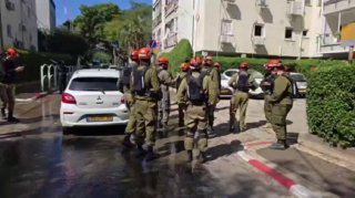 זירת הרסיסים בגבעתיים....