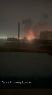 טהראן, כרגע פיצוצים בכל רחבי העיר....