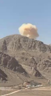 פיצוץ גדול דווח מאחורי הרי הומיון־שהר בשעה 12:25 לפי שעון איראן....