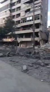 תיעוד | הרס רב ברובע הדאחייה בביירות⁩...
